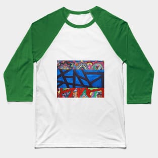 Abstract & Nakshi art. Baseball T-Shirt
